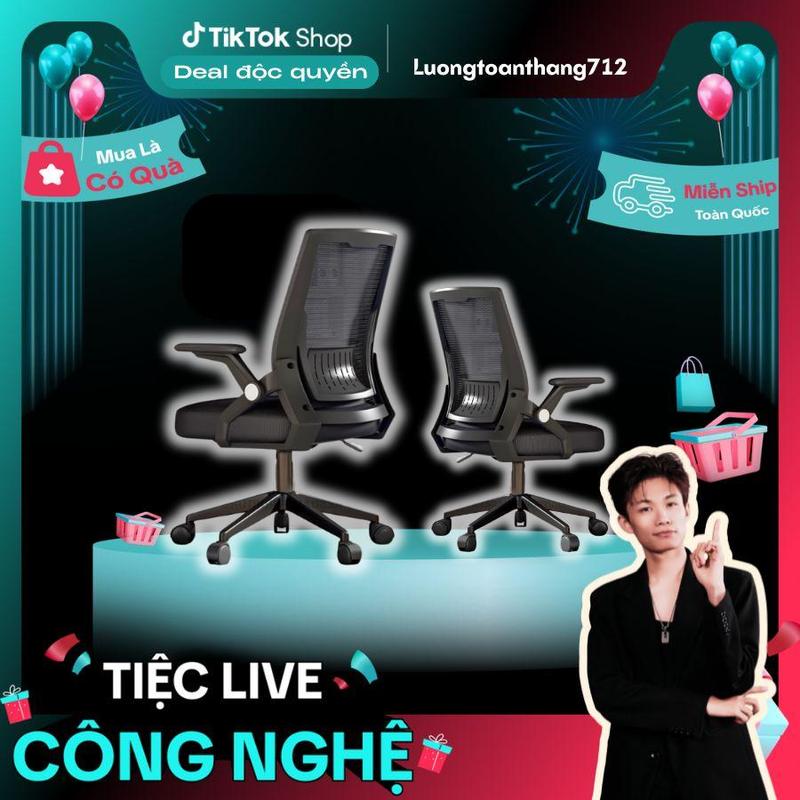 [CTH-29] Ghế Văn Phòng Chân Xoay Ghế , Ghế  Làm Việc Resdani Siêu Tiện ích Xoay 360 Độ Bánh Xe Di Chuyển ghế  công thái học ghế  xoay ghế  thư giãn ghế  xoay ghế  học bài decor