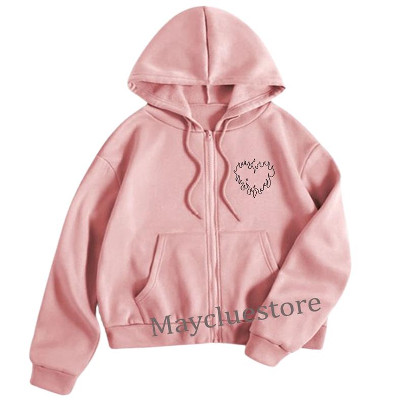 Hoodie Zipper Love ap hoodie zipper wanita korena style Bigsize L XL XXL XXXL XXXXL Jumbo jaket pria wanita aesthetic tebal jaket jumper wanita dan pria bahan flecee jaket hoodie wanita bisa cod 7