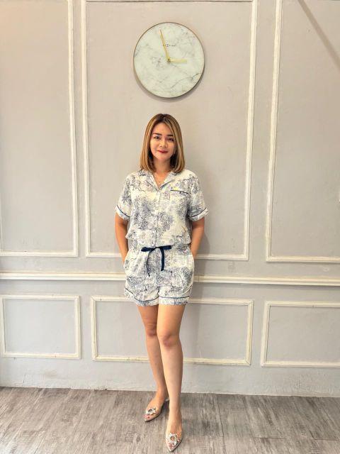Product Introduction of Piyama Baju Tidur Wanita Rayon Premium One Set Korean Style Bumil Busui Friendly Model Kancing Depan Nyaman Atasan Celana Lembut Setelan Dewasa Panjang Pendek 34