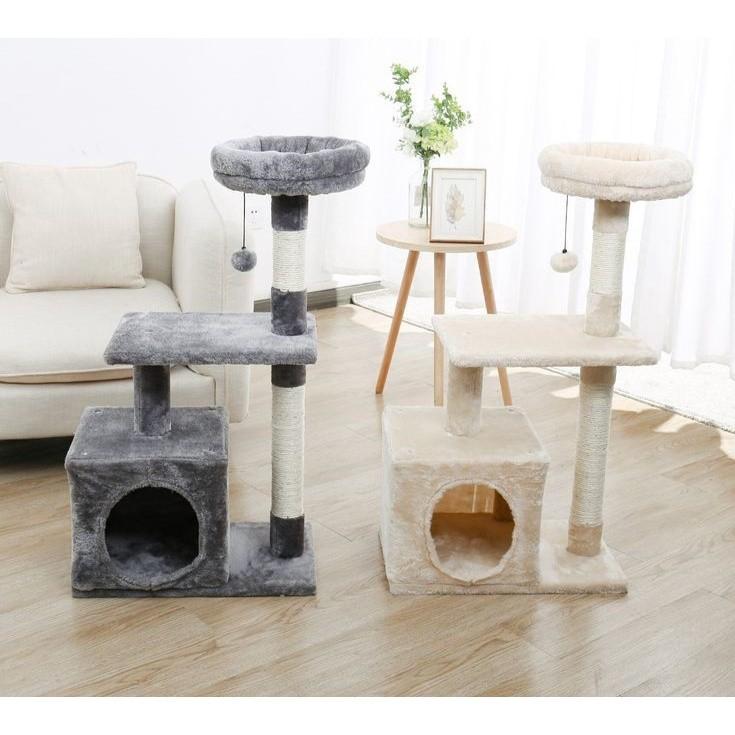 Rumah Kucing Tinggi Tiyang 85Cm Brkualitas Bagus Dan Kuat Kokoh Suda Siap Pake 1