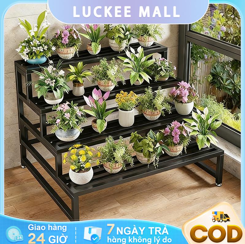 LC nhà ban công trang trí giá sắt phòng khách đơn giản chậu giá đỡ chậu cây…