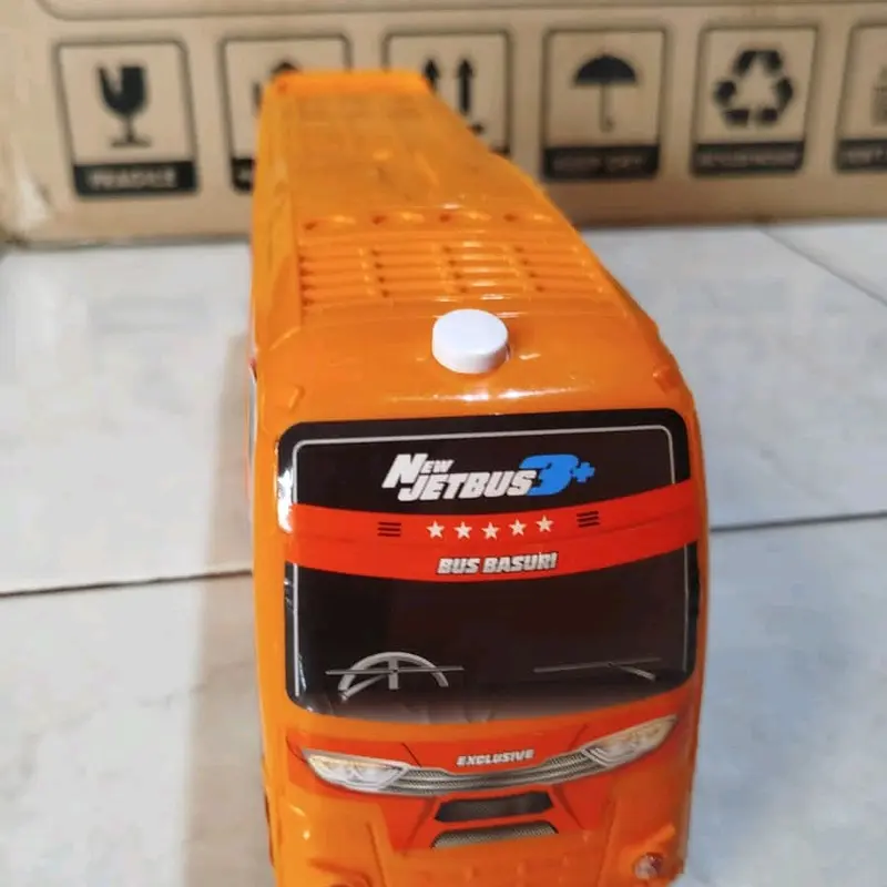 Mainan Bus BASURI Telolet ada Musik Dan Lampu Toys 3