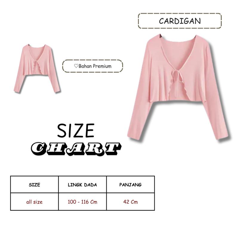 4in1 Set Valentine Douyin Outfit One Set Wanita Kekinian | Cardigan + Inner Dress + Belt + HIjab | SET AG208 2