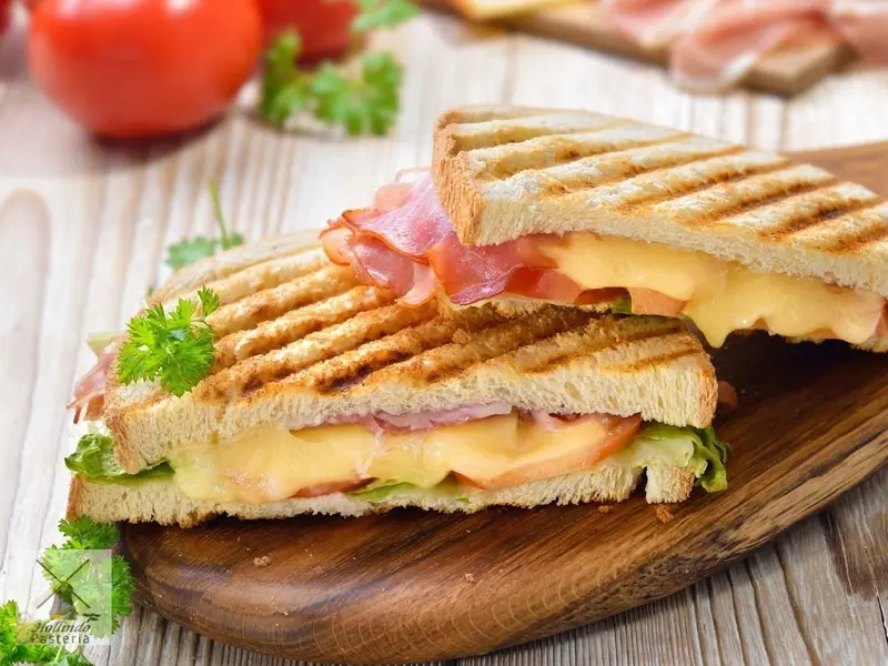 Cheese Ham Toasted Bread/Croque Monsieur/Tosti/Roti Grilled 5