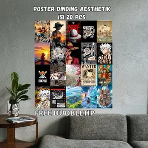 Poster Dinding Aesthetic 20 Pcs - Hiasan Dinding