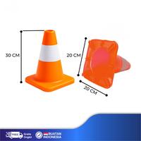 Gambar Traffic Cone Orange Kerucut Lalu lintas Tinggi 30 CM dari SSBO Toko Kab. Tangerang 2 Tokopedia