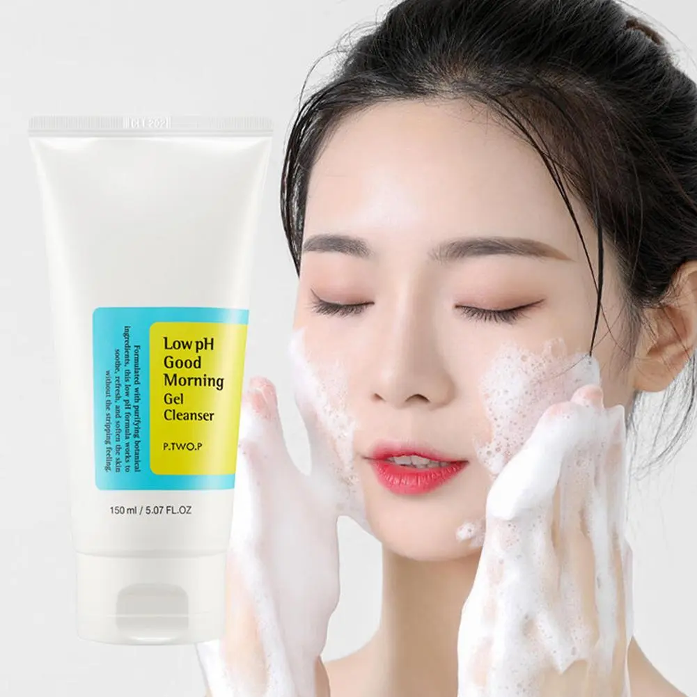 Sữa Rửa Mặt Dạng Gel Good Morning, PH Thấp, 150Ml, BHA, 0.5%, Dầu Lá Cây Trà, Sữa Rửa Mặt Nhẹ Hàng Ngày