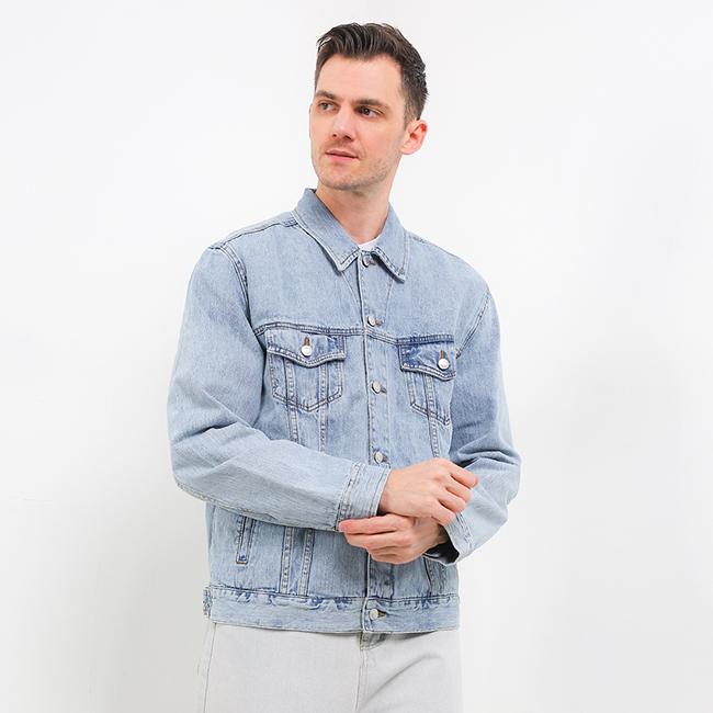 Gambar Hush Puppies Jaket Pria Hasimir Light Blue - L dari Hush Puppies Official Store Kota Tangerang Tokopedia