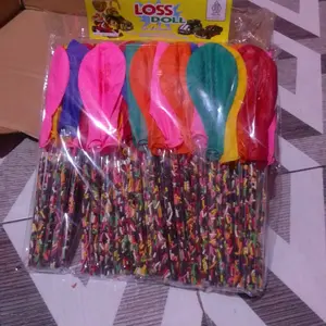 BALON PESTA MESIS   isi 60biji Candy Food Snack Makanan Cemilan Kering