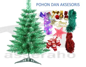 1 Set Paket Pohon Natal Lengkap Dengan Aksesoris Ornamen Natal/Pohon Natal Murah/Pohon Natal Terbaru 2025/Aksesoris Natal