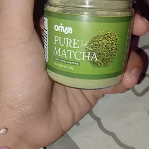 Oriva Pure Matcha - 50 gram Pure Matcha Tanpa Campuran Krimer dan Gula, Garansi uang Kembali (Bubuk Powder Serbu Drink)