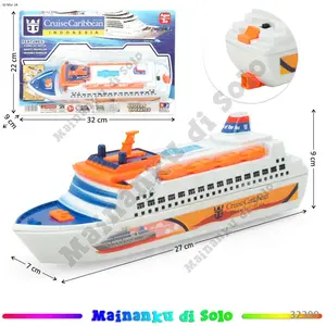 Mainan Anak Kapal Pesiar Baterai Jalan Cruise Caribbean Toys