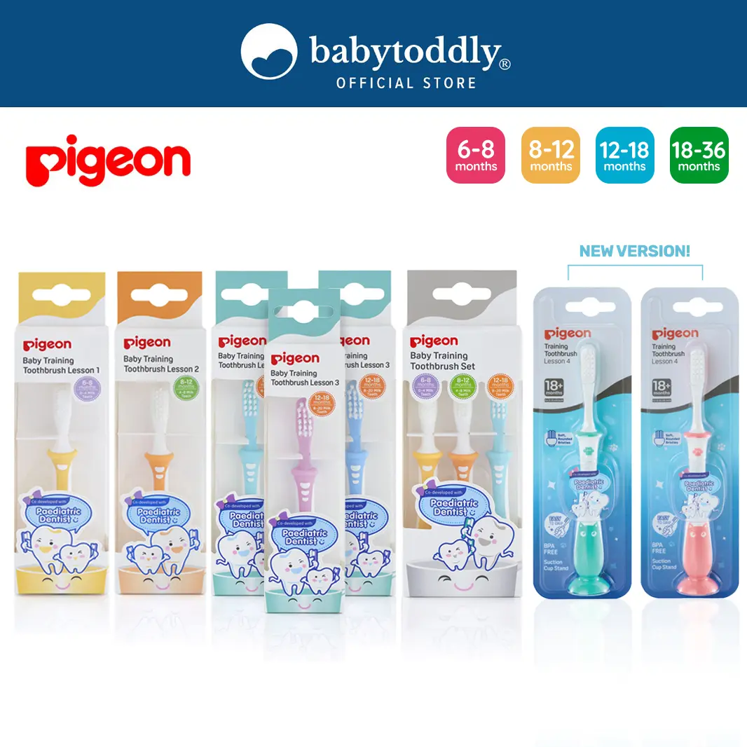 Pigeon Training Toothbrush 6 - 36 Months (Lesson 1/2/3/4)