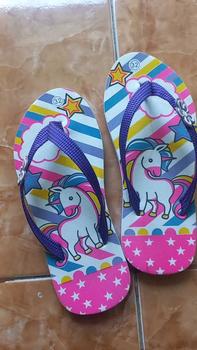 Product Review of sandal anak perempuan motif kuda poni rainbow terbaru 2024 panjang  Kaki 26 sampay 35 Fashion from N**a 0