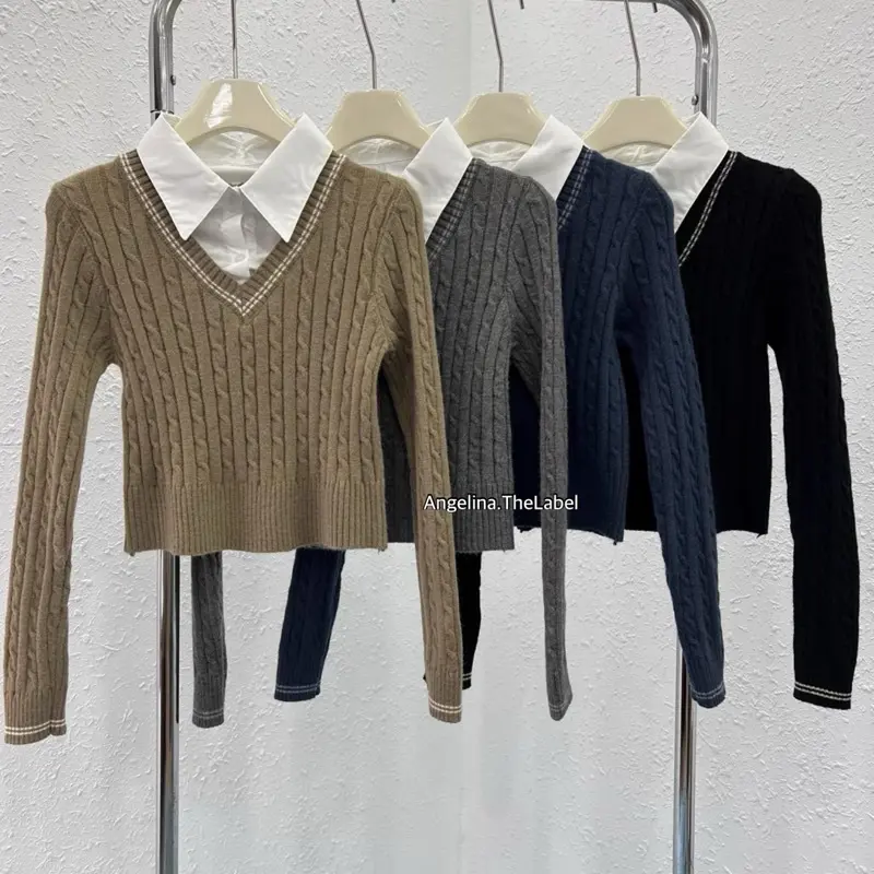 [ ANGELINA ] Laurent Top / Knit Import Top / Top Import Wanita 1
