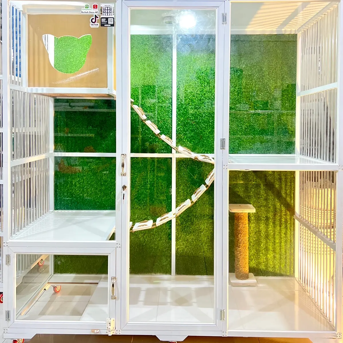 Kandang Kucing Alumunium Promo rumah