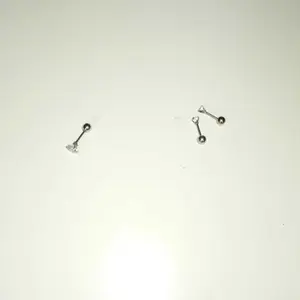 1PCS Anting Stainless Steel Kristal Zirkon Korea Wanita Mini Emas Perak Anting Fashion