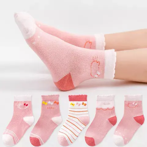 Kaos Kaki Anak Motif Karakter Lucu PAUD/TK & SD, Laki-laki Perempuan Bahan Lembut 3