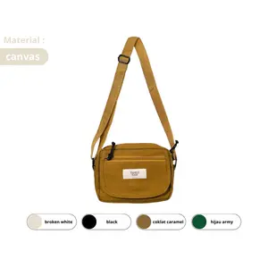 Take It Easy - Pippo Sling Bag / Tas Selempang Kanvas / Sling Bag Canvas Space-Saving Unisex