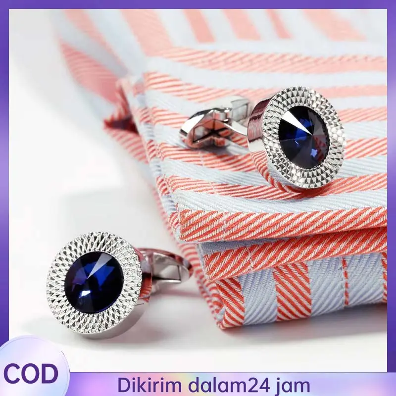 2pcs Manset Gold Wanita Yang Modis Cufflink Manset Kancing Manset Kemeja Prancis Kelas Atas Manset Warna Pearl