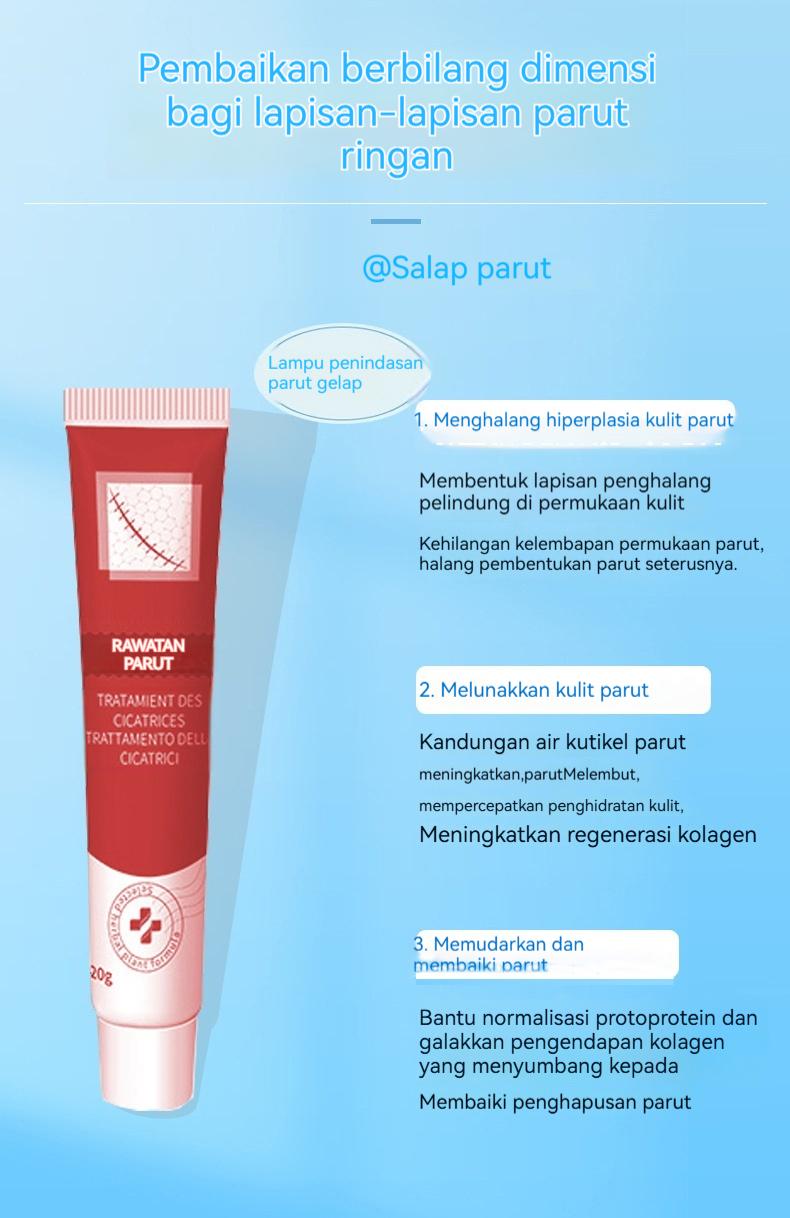 【COD】Krim Perbaiki Bekas Lahir & Parut - Memperbaiki dan Menyembuhkan Tato, Parut, dan Luka Jahitan Operasi - 20g