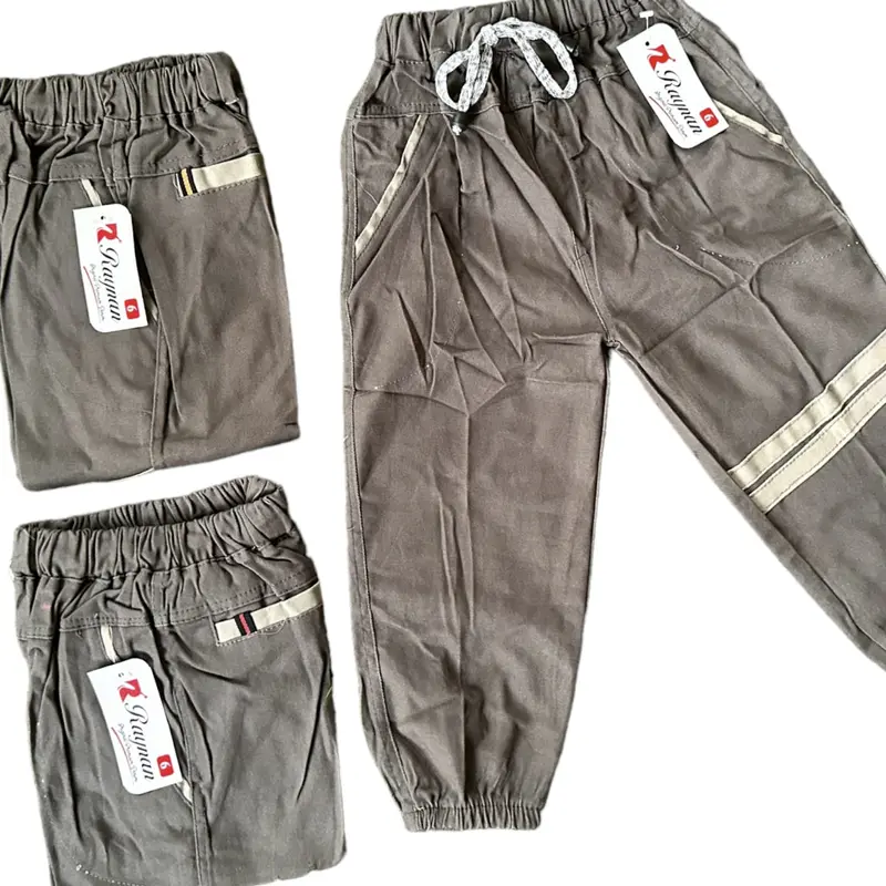 Paket Hemat isi 3pcs Celana Chino Panjang Jogger Anak 1-10tahun bahan catton twill sreach premium Katun Cotton Toddler 7