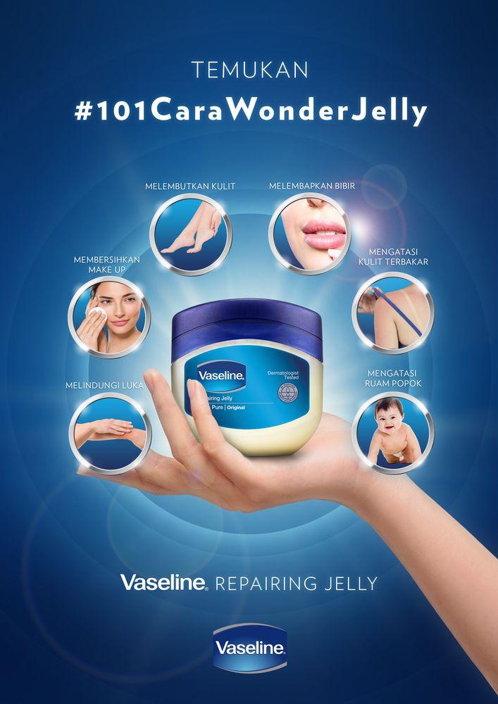 [FLASH SALE 15RB SPECIAL JANUARY] Vaseline Repairing Petroleum Jelly Lotion Original Pure 50ML