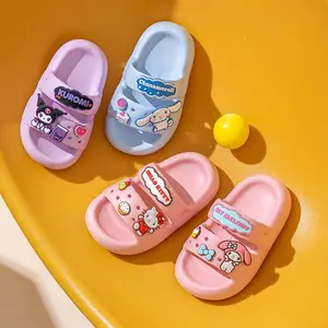 KUROMI MELODY CINNAMOROLL LOVE SANDAL SELOP SLOP ANTI SLIP SANDAL JALAN ANAK PEREMPUAN