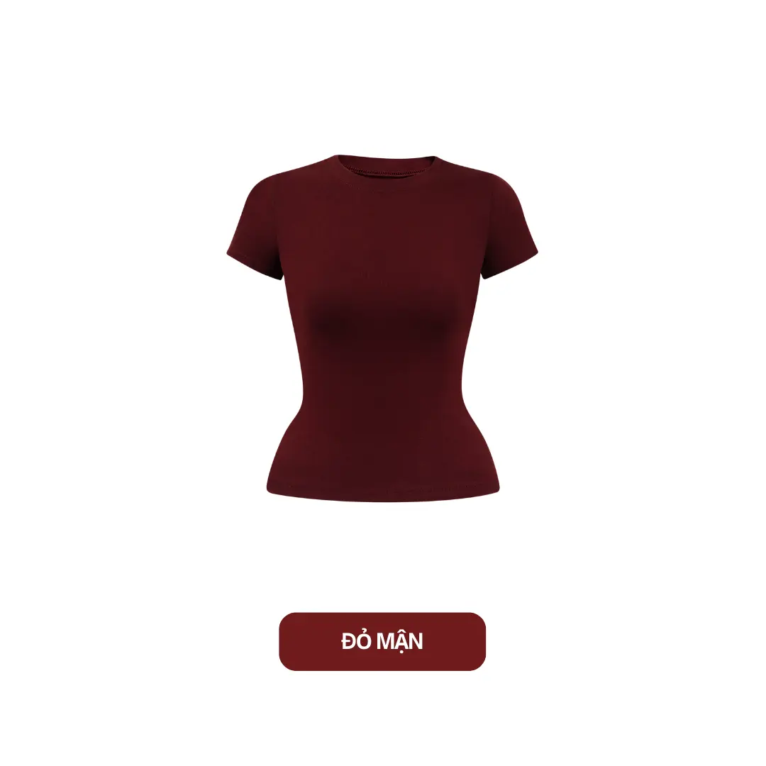 [ 30 MÀU LẠ ] Áo Thun Nữ Ôm Thắt Eo Body JUSTDUN B18 Cổ Tròn Tay Ngắn, Cotton Mịn Co Giãn 4 Chiều, Mềm Mại Thoáng Khí. | BigBuy360 - bigbuy360.vn