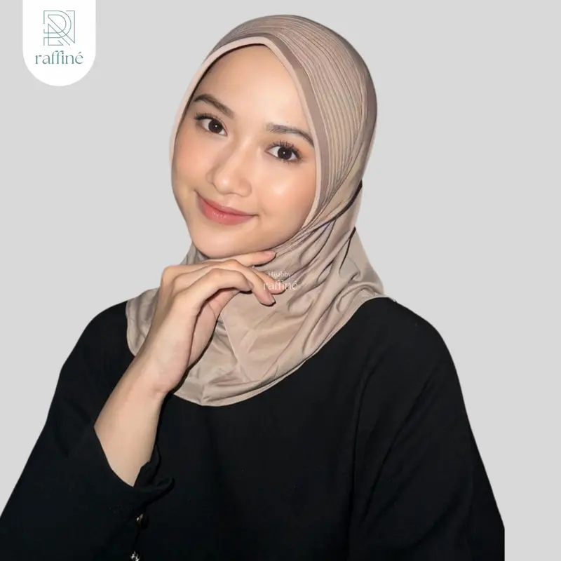 Hijab Bergo Daily Azizah Size S Kerudung Hamidah Wanita Muslim By raffine 2