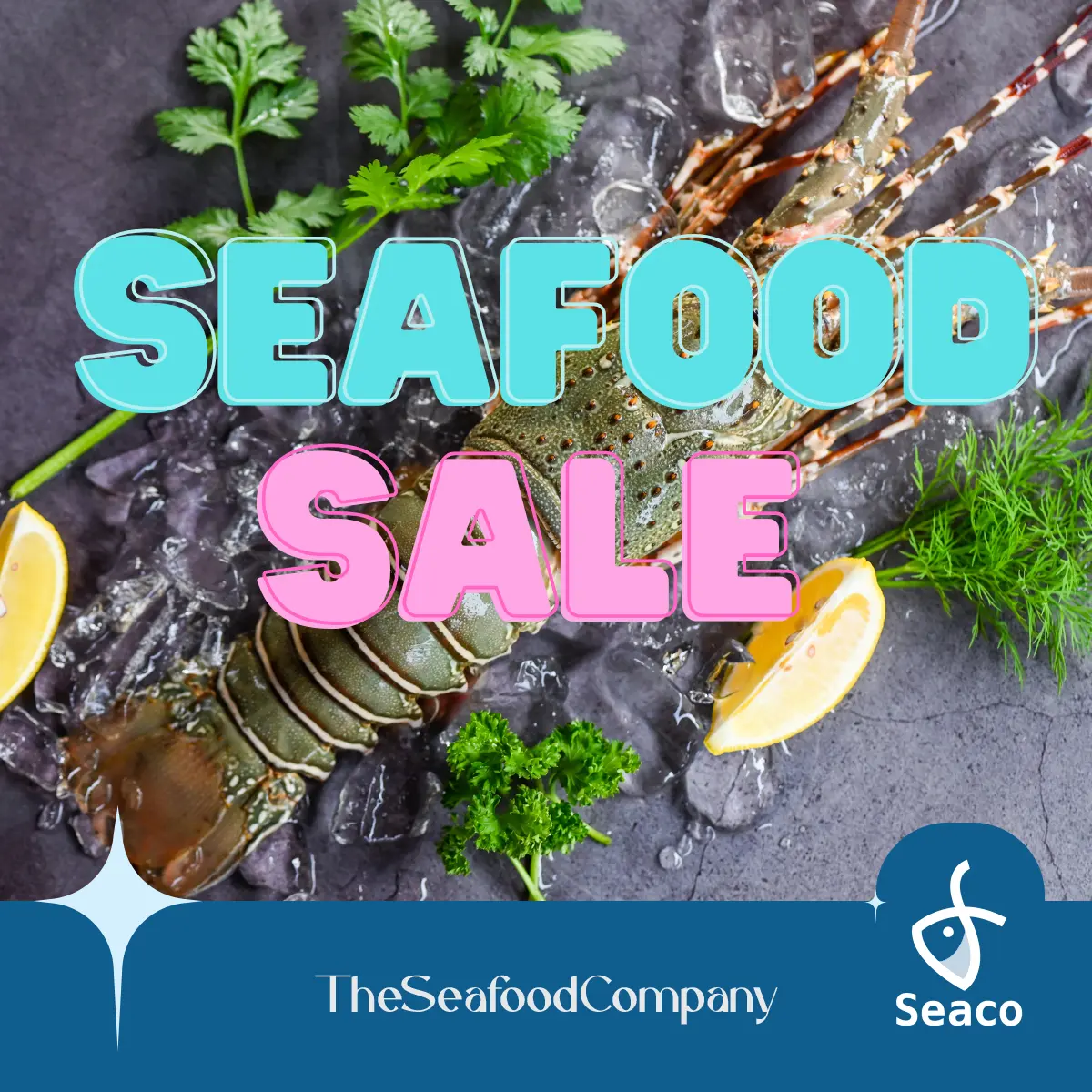 Seafood Sale Group 2 - Live Frozen Western Rock Lobster