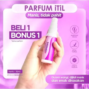 Parfum Khusus Miss V - Aman dijilat - Manis tidak pahit - Feminime Spray By Intimaize BPOM 100 aan dan wangi