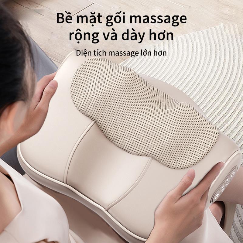 Máy Massage Cổ Và Lưng Shiatsu Bằng Điện, Jinkairui, Với Gối Mát Xa Bằng Nhiệt, Thích Hợp Cho Nam Và Nữ, Máy Massage Vai Nhào Sâu, Cho Cơ Toàn Thân, Tại Nhà Và Văn Phòng, Tuyệt Vời Làm Quà Tặng 4