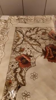 Product Review of AZ Red Rose Flower Embroidered Washable Lace Table Runner Cloths Lunchmat Place Mats Alas Meja Sulam Modern Square Tablecloths Decoration Dining Table Living Room Textiles from f**8 1