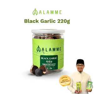 [ALAMME X USTADZ FATIH KARIM] Black Garlic Bawang Hitam Tunggal Alamme Quality 220gr black garlic Rempah Bebas Gula