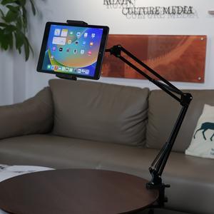 三節式メカニカルアームスタンド、タブレットホルダー、複数のスマホ＆タブレット対応、メタルアーム、ライブ配信スタンド
