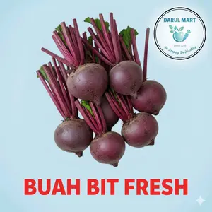 Buah Bit atau beetroot Segar  - Dikirim ke Seluruh Indonesia