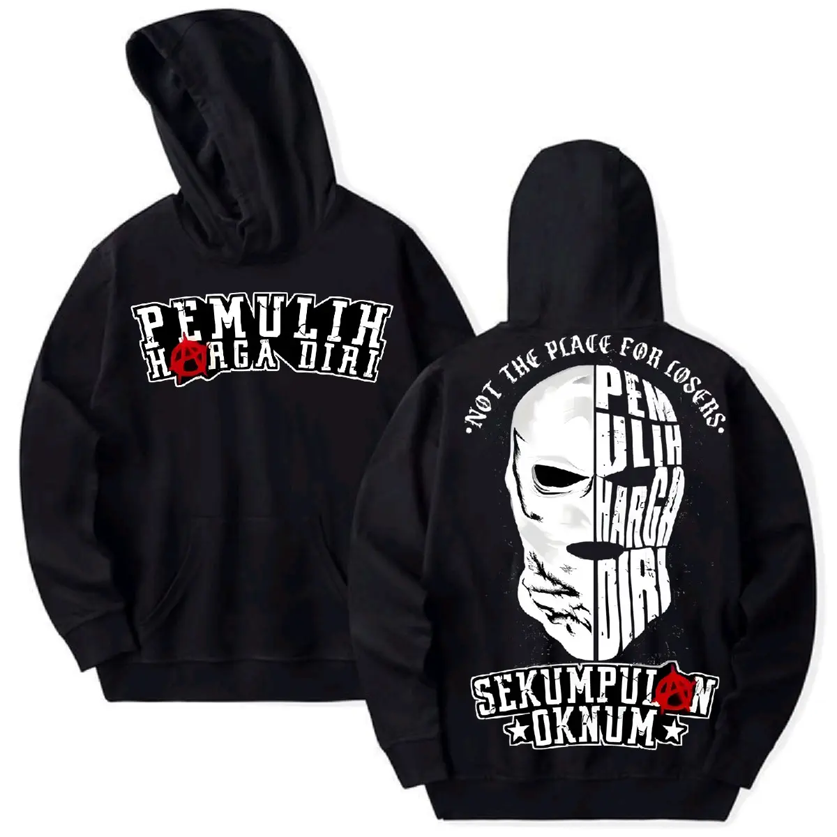 Sweater Hoodie Pehade Pemulih Harga Diri PHD UNTUK WARNA BISA MENGHUBUNGI LANGSUNG BIRU ATAU HITAM Resk Distro Keren Unisex - Tebal, Pria, Wanita, Baju, Hitam, Crewneck