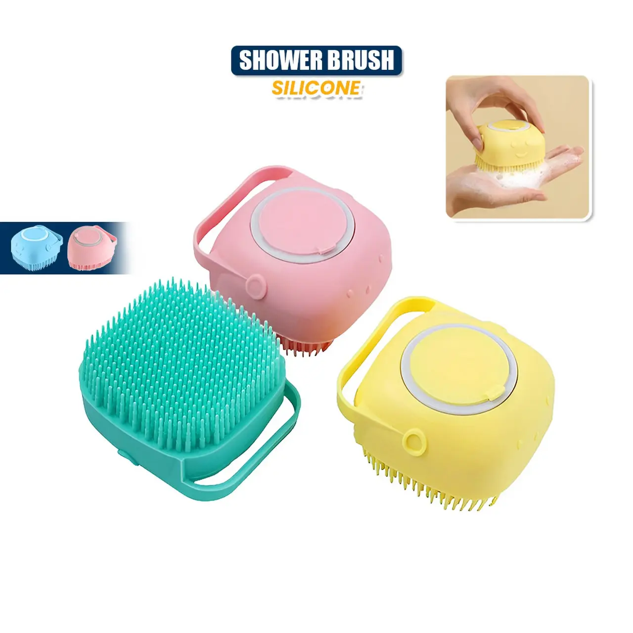 [COD] GD C284 Spon Sikat Mandi Sabun Badan Portabel Spons Lembut Shower Brush Spons Mandi