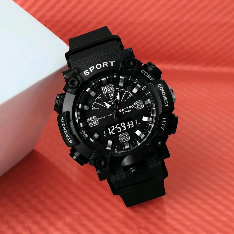 Jam Tangan Anak Pria dan Wanita Gastro Sport Original Analog Strap Rubber Fashion Terkini Free Box Dan Battre Cadangan COD 0