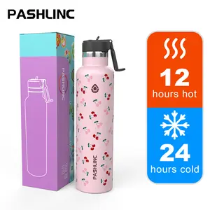 PASHLINC Tumbler Stainless Botol Minum 750ML Tahan Panas / Dingin Portable Stainless Steel Tumblr
