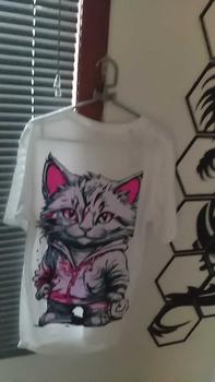 Product Review of Kaos Distro Lengan pendek Pria dan wanita Motif sablon Iam too cool/ kucing  Cod Flash sale Katun combed Lokal Lembut from #**$ 2