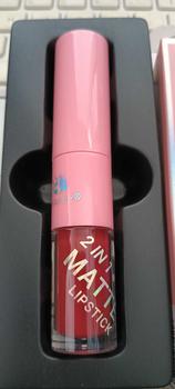 Product Review of 【CUCI GUDANG】MAGEFY 2-IN-1 Lipstik  / Matte Liquid Lipstick / Lip Lembut Tahan Lama Pelembab Pigmentasi Tinggi 12 Colors 8016 from S**l 2