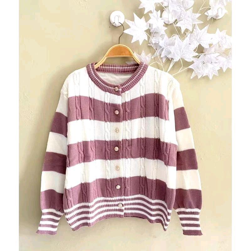 cardi gan rajut import | outer rajut korean style Cardigan 7