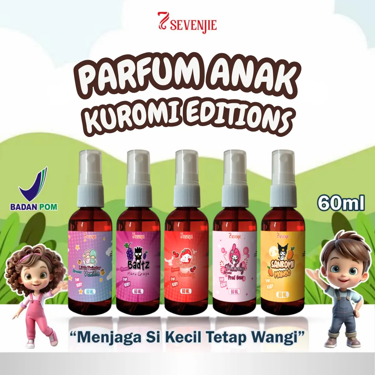 Parfum Anak Little Kidy 60 Ml - Best seller Perfume Wangi Anak Segala Usia