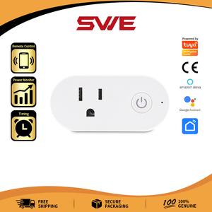 Soket Akuarium Pintar, SWE, Menyambung ke WIFI, Menjana Jadual Hidup / Mati dari Jauh melalui Telefon Bimbit, Menyokong Kawalan Suara, Menyediakan Statistik Penggunaan Kuasa. stop  kontak socket plug
