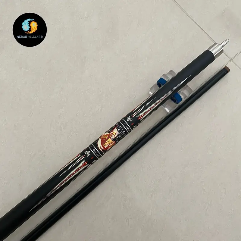 Cuemall Carbon Fiber Cue - Low Deflection - RED KNIGHT 1