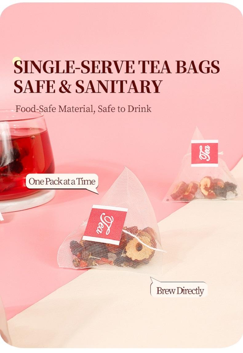 Teh Murbei Goji Hitam & Kurma Merah - Teh Herbal Penambah Tenaga Alami, Bantu Atasi Capek, Lelah & Kurang Stamina Karena Begadang atau Kerja Keras, 100% Bahan Premium, Praktis 1 Paket Langsung Seduh!