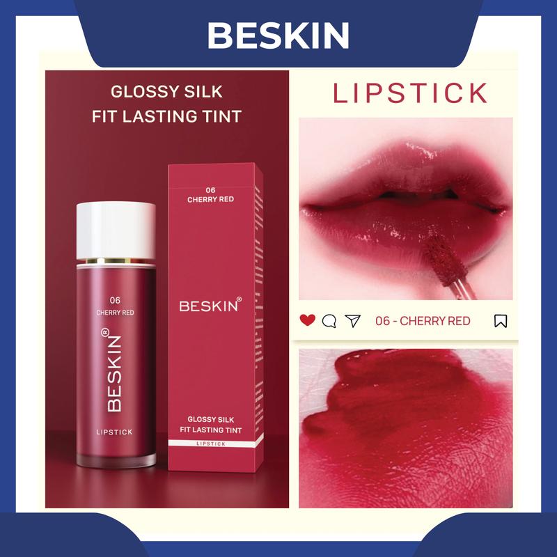 BE-01 SON TINT BÓNG CÓ MÀU - Thương Hiệu: Beskin Việt Nam - Cosmetic Trang Điểm Son Môi Mỹ Phẩm Son Kem