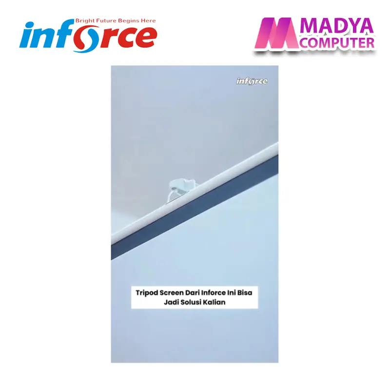 Inforce Tripod Screen Projector 70 inch 4:3 - Layar Proyektor Tripod